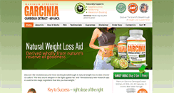 Desktop Screenshot of garciniapureextract.com