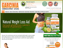 Tablet Screenshot of garciniapureextract.com
